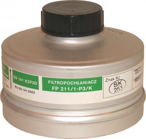 Filtropochłaniacz FP 211/1-P3/K K2-P3